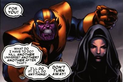 thanos and death